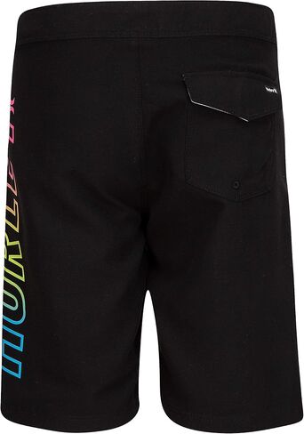 Hurley Boys' Classic Board Shorts, Black/Multi, 7 in Saudi Arabia