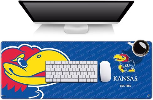 YouTheFan NCAA Kansas Jayhawks Logo Series Desk Pad SMU in Saudi Arabia