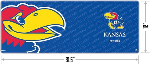 YouTheFan NCAA Kansas Jayhawks Logo Series Desk Pad SMU in Saudi Arabia