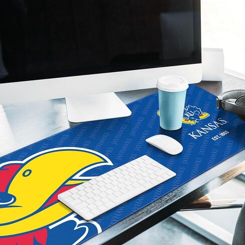 YouTheFan NCAA Kansas Jayhawks Logo Series Desk Pad SMU in Saudi Arabia