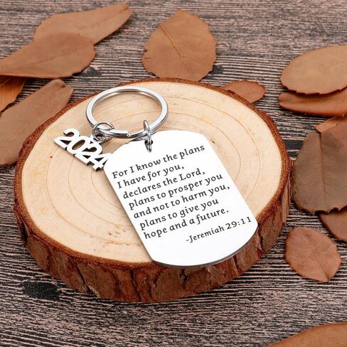Graduation Gifts Keychain For Her Him Class of 2024 Senior High School Graduate Gifts for Boys Preschool College Medical Engineer Students School Nurse Master Phd Degree Gifts From Mom Dad I Know in Kuwait