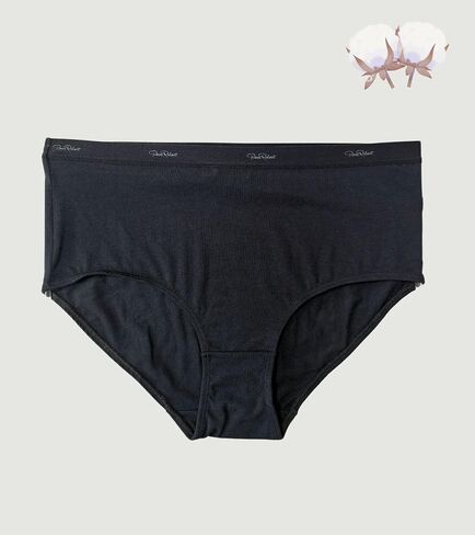 Iausie Womens Organic Cotton Underwear Pack,High Waisted Briefs Breathable Ladies Soft Full Coverage Panties,5-Pack in Saudi Arabia