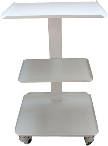PreAsion Dentist Cart Multi-Function Mobile All High-Carbon Steel 3 Layers Trolley Weigh- Scale 40-70kg with Brake Wheels for Dental Hospital Nurse Emergency Lab in Saudi Arabia