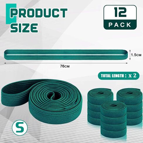 Wovnet 12 Pcs Extra Large Moving Rubber Bands for Furniture Strength Elastic Moving Bands for Mover Packing Pallet Blanket Boxes Supplies (Red,42 Inches) in Saudi Arabia