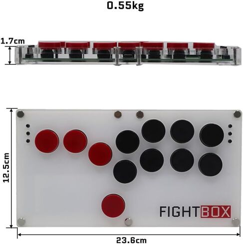 جهاز التحكم في ألعاب FightBox B1-MINI-PS4 بدون ذراع تحكم في الألعاب متوافق مع أجهزة الكمبيوتر/PS3/PS4 in Kuwait