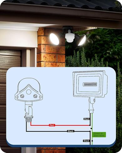 EDISHINE Motion Sensor, 240° & 360° Sensing Angle, Outdoor Motion Sensor 3 Modes, Replacement Motion Sensor, Automatic Dusk to Dawn Motion Sensor, Delay Time & 60FT Detection Range, Black, UL Listed in Kuwait