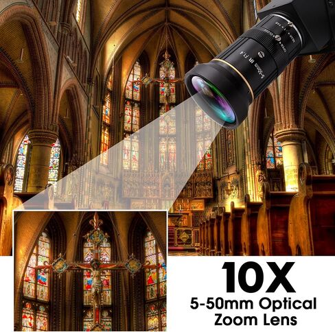 HDMI 4K USB Camera for Live Streaming 10X Variable Focus PC Webcam USB HDMI Simultaneous Output Video Conferencing Close up Zoom in and Out Web Camera for Online Teaching Training in Kuwait