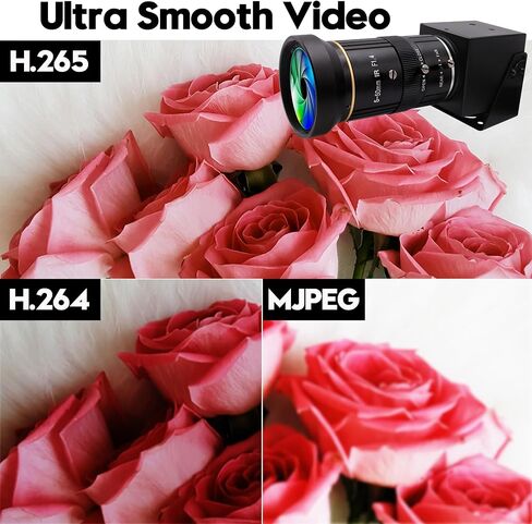 HDMI 4K USB Camera for Live Streaming 10X Variable Focus PC Webcam USB HDMI Simultaneous Output Video Conferencing Close up Zoom in and Out Web Camera for Online Teaching Training in Kuwait