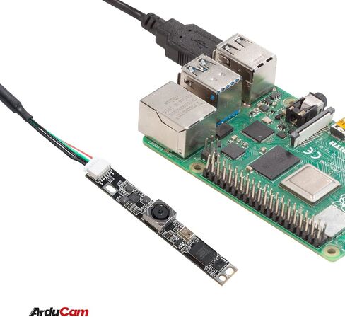 Arducam 8MP Autofocus USB Camera, IMX179 Lightburn Camera with Microphone, Ultra HD Embedded Webcam for PC and Raspberry Pi, Compatible with Linux, Windows, and Mac OS in Saudi Arabia