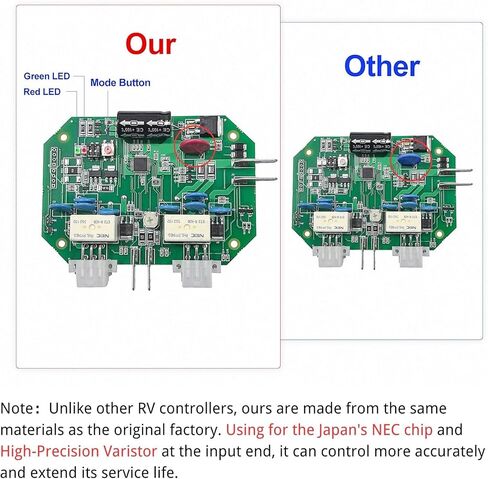 13398-DO وحدة تحكم الشريحة استبدال وحدة التحكم V-Sync II، متوافقة مع Lippert In-Wall Slide-Out على RV، وحدة تحكم الشريحة ذات السرعة المتزامنة المزدوجة in Kuwait