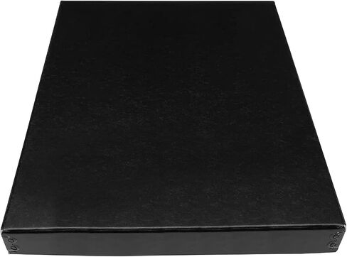 Golden State Art, Museum Archival Storage Box, Acid-Free Drop Front Photo Storage Box for Storing Artwork, Pictures, Documents, Organize Crafts, Photographs, Artwork, DIY, 11x14x1.5 Black in Saudi Arabia