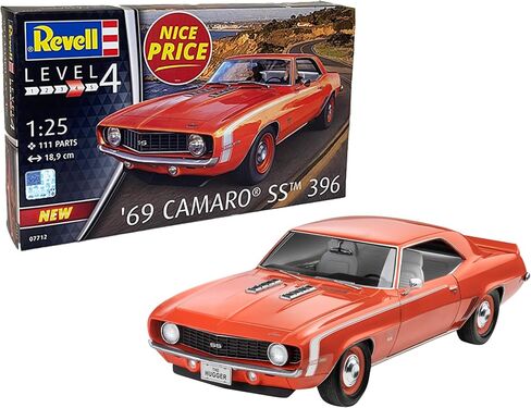Revell 07712 '69 Camaro SS 1:25 Scale Model Kit, Unpainted in Saudi Arabia