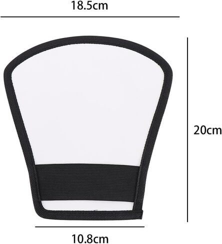 Leadigol 2PCS Flash Diffuser,Camera Flash Diffuser Double-Sided Flash Softbox Photo Light Reflector with Elastic Strap in Saudi Arabia