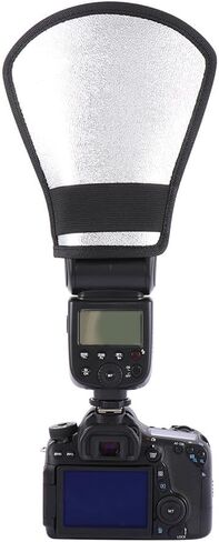 Leadigol 2PCS Flash Diffuser,Camera Flash Diffuser Double-Sided Flash Softbox Photo Light Reflector with Elastic Strap in Saudi Arabia