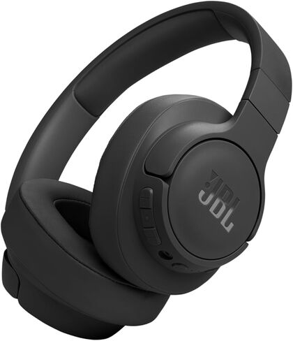 JBL Tune 770NC - Adaptive Noise Cancelling with Smart Ambient Wireless Over-Ear Headphones, Bluetooth 5.3, Up to 70H Battery Life with Speed Charge, Lightweight, Comfortable & Foldable Design (Black) in Saudi Arabia