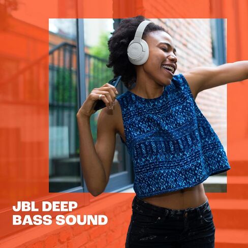 JBL Tune 770NC - Adaptive Noise Cancelling with Smart Ambient Wireless Over-Ear Headphones, Bluetooth 5.3, Up to 70H Battery Life with Speed Charge, Lightweight, Comfortable & Foldable Design (Black) in Saudi Arabia