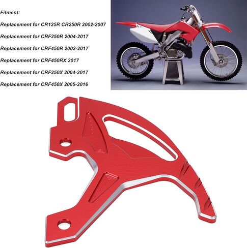 XTevu غطاء حماية قرص الفرامل الخلفي - متوافق مع HONDA CR125R 250R CRF250R CRF450R، غطاء حماية دوار الفرامل الخلفية in Kuwait