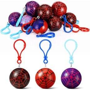 Kenning 12 Pcs Spider Birthday Party Favor, Spider Keychain 1.5'' Mini Foam Stress Ball for Birthday Decorations Supplies Halloween Goodie Bags Christmas Stocking Stuffers Valentines Gifts in Kuwait