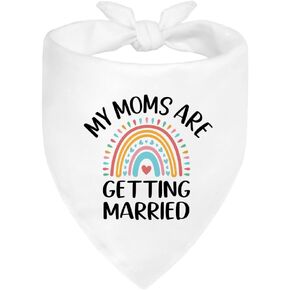 أمي تتزوج باندانا الكلب الأبيض، وهي هدية خطوبة رائعة للحيوانات الأليفة في حفل الزفاف، دعامة للصور لمشهد اقتراح حفل ​​الزفاف، هدايا وشاح للحيوانات الأليفة للكلب الأب والأم in Kuwait