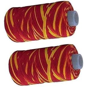 VD Pooja Kalawa, Sacred Moli, Religious Cotton Thread, Pooja Dhaaga, Wrist Roll, Laccha, Pure Raksha Sutra, Rakhi, Organic Mouli Dhaga for Pujan, Havan, Worship, Diwali (Pack of 2) in Saudi Arabia