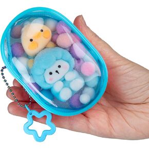 ORB Tabalicious Gacha Pouch TABA Squishy Keychain Charms - الأغنام والبط Gachapon TABA Squishies مع الحقيبة - ألعاب كرة الضغط الناعمة واللزجة TABA Fidget للأطفال وحقائب الظهر والمفاتيح والمزيد in Kuwait