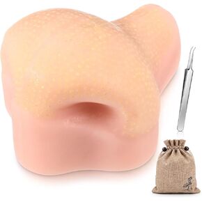 Lewtemi Pimple Popper Toy Stress Relief Zit Popping Toy Squeeze Nose Blackhead Remover Simulator with Tweezers for Adults only Novelty Fun in Kuwait