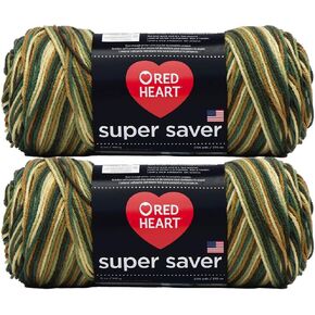Bulk Buy: Red Heart Super Saver (2-Pack) (Woodsy, 5 oz Each Skein) in Kuwait