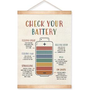 HEYJEEPER IKIGAI Mental Health Wall Art,Motivational Canvas Poster for Counseling Office,Calm Down Corner Classroom Playroom Decor, Inspirational Self-Growth Decor for Teen,Essential for Mental Health Office (IKIGAI) in Kuwait