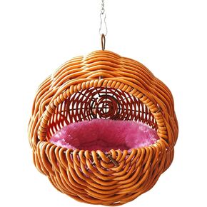 Squirrel Hammock Sugar Glider Nest - Soft Squirrel Bed Nest, Cage Accessories, Accessories for Sugar Glider Cage, Small Animal Hanging Habitat Hammock in Kuwait