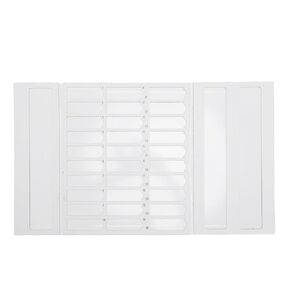 POCREATION Microscope Slide Storage Tray, Foldable Cardboard, 30 Slides Capacity, Numbered Slots, 3.1x1 in Each Slot in Kuwait