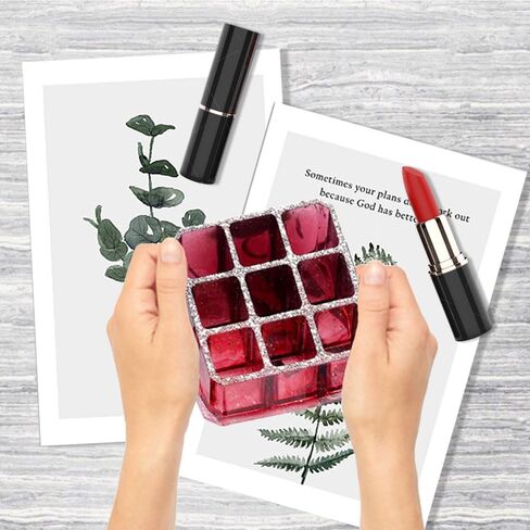 BIGEBO Lipstick Holder Silicone Mold, 1 Pcs Multi-Slot Desk Organizers Mold DIY Epoxy Resin Casting Silicone Mold for Lipsticks, Pens Markers Storage in Saudi Arabia