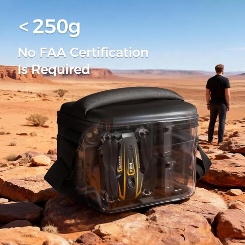 طائرة بدون طيار FPV مع كاميرا 4K للبالغين، شاشة كبيرة على جهاز التحكم عن بعد، قطعتان من البطاريات وحقيبة حمل، هدية للرجال، طائرة كوادكوبتر سهلة الطيران للمبتدئين مع وضع التدفق البصري in Kuwait