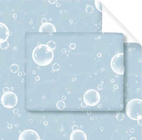 Cheerland Under The Sea Wrapping Paper White Bubble Gift Wrap Water Theme Present Wraps For Little Mermaid Birthday Ocean Baby Shower Coastal Summer Beach Party Supplies 12sheets in Saudi Arabia