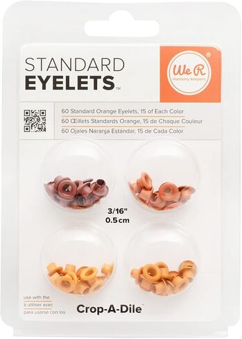 We R Eyelets Standard 60/Pkg-Orange in Saudi Arabia