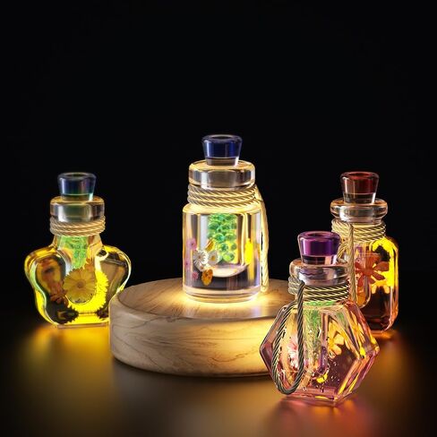 7 Set Wishing Bottle Storage Box Quicksand Molds Silicone Resin Mold with lids Resin Casting Molds,Shaker Bottle Resin Molds (Wishing Bottle) in Saudi Arabia