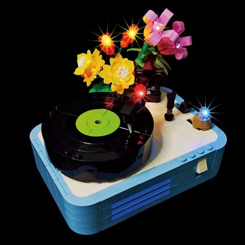 LED Light Kit Compatible with Lego Creator 3 in 1 Record Player with Flowers 31172 - Upgraded Lighting Set for Lego 31172 Retro Music Decor, (Lights Only, No Model) in Saudi Arabia