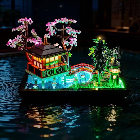 إضاءة LED متوافقة مع Lego Tranquil Garden 10315، مجموعة إضاءة متوافقة مع Lego 10315، تعطي الضوء للنموذج، غير متضمنة مجموعة النموذج (الإصدار القياسي) in Saudi Arabia