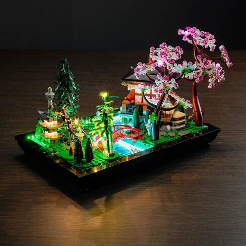 إضاءة LED متوافقة مع Lego Tranquil Garden 10315، مجموعة إضاءة متوافقة مع Lego 10315، تعطي الضوء للنموذج، غير متضمنة مجموعة النموذج (الإصدار القياسي) in Saudi Arabia