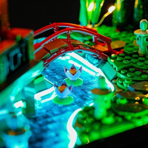 إضاءة LED متوافقة مع Lego Tranquil Garden 10315، مجموعة إضاءة متوافقة مع Lego 10315، تعطي الضوء للنموذج، غير متضمنة مجموعة النموذج (الإصدار القياسي) in Saudi Arabia