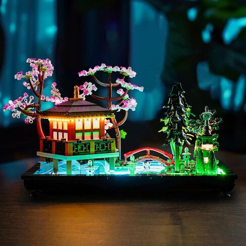 إضاءة LED متوافقة مع Lego Tranquil Garden 10315، مجموعة إضاءة متوافقة مع Lego 10315، تعطي الضوء للنموذج، غير متضمنة مجموعة النموذج (الإصدار القياسي) in Saudi Arabia