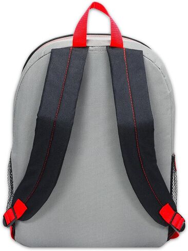 Warner Brothers Boys' Batman Vs. Superman Backpack Bundle, GREY/BLACK, 16" X 12" X 5" in Kuwait