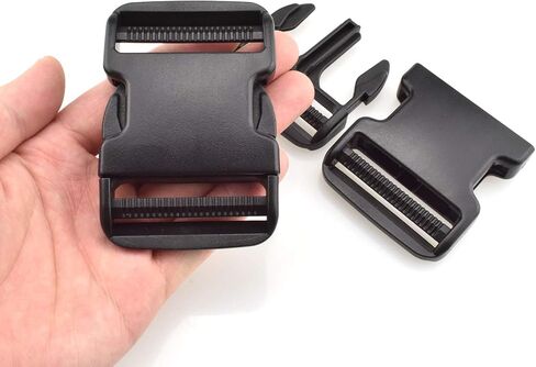 SGH Pro Extra Thick Hard Plastic Materials Military Grade Dual Adjustable Quick Side Release Buckles 2 Inch Wide 4 Pack Clips Snaps No Sewing Replacement for Nylon Strap Webbing Boat Cover Backpack in Kuwait