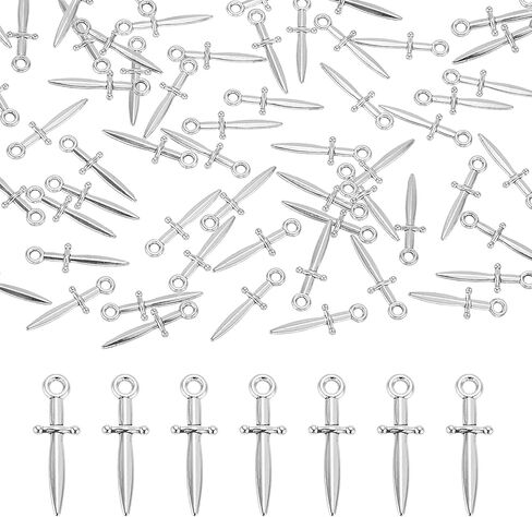 PATIKIL Jewelry Making Charm Bulk, 50 Pcs Alloy Pendants DIY for Necklace, Bracelet, Earring Making and Crafting in Saudi Arabia