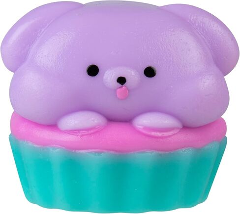 ORB Tabalicious Snackies TABA Squishy Dog Cupcake Toy - Cute, Sticky TABA Squishy Food Themed Animal Stress Ball Squishies - Fun, Soft Kawaii Sensory Fidget Toys and Gifts for Kids and Adults in Saudi Arabia