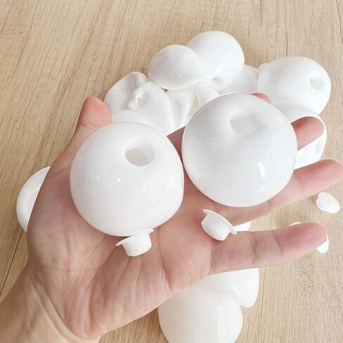 12 PCS Milky Blank Skins Empty Stress Ball DIY Kit Expander Tool Evacuating Device for DIY Stress Balls Press Balls (Classic, 12, pcs) in Saudi Arabia