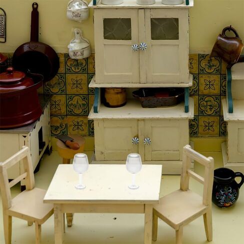 20Pcs Miniature Wine Glasses Set 1 12 Scale Dollhouse Goblet Cups Realistic Mini Cocktail Glasses for Dollhouse Accessories Photo Props and Decor in Saudi Arabia