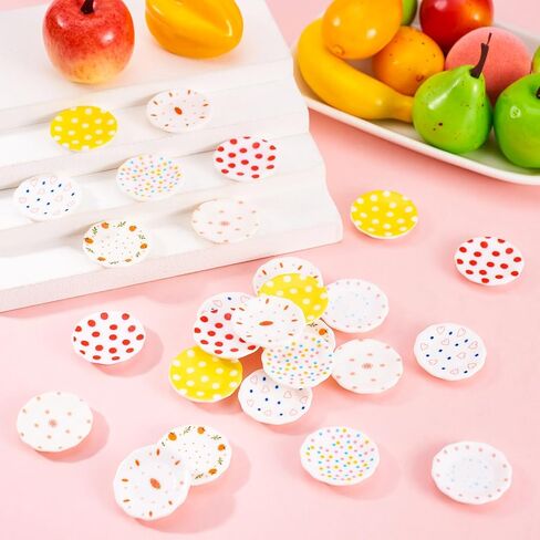 Kissiity 40Pcs Colorful Plastic Miniature Dollhouse Plates Mini Kitchen Set Fake Tableware Dishes Ornaments Miniature Things Stuff Tray Mini Model for Micro Landscape Pretending Prop Decoration Crafts in Saudi Arabia