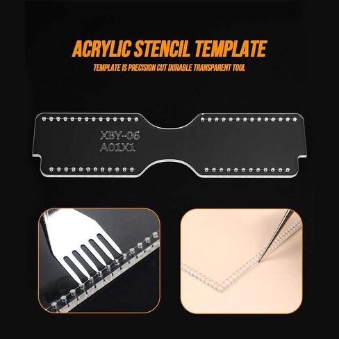 Acrylic Templates Lighter Acrylic Template Lighter Patterns Stencil Template Tool Leather Craft in Saudi Arabia