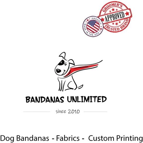 60 Assorted Paws and Bones Tieback Dog Grooming Bandanas/Groomers Bulk Package in Saudi Arabia