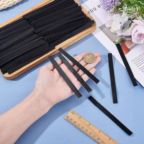 GORGECRAFT 100Pcs Thread Net Spool Saver 120mm Long Cosmetic Brush Protective Nets Black Mesh Spool Saver Huggers for Different Sizes of Sewing Quilting Machine Embroidery Bobbins Organize Accessories in Saudi Arabia